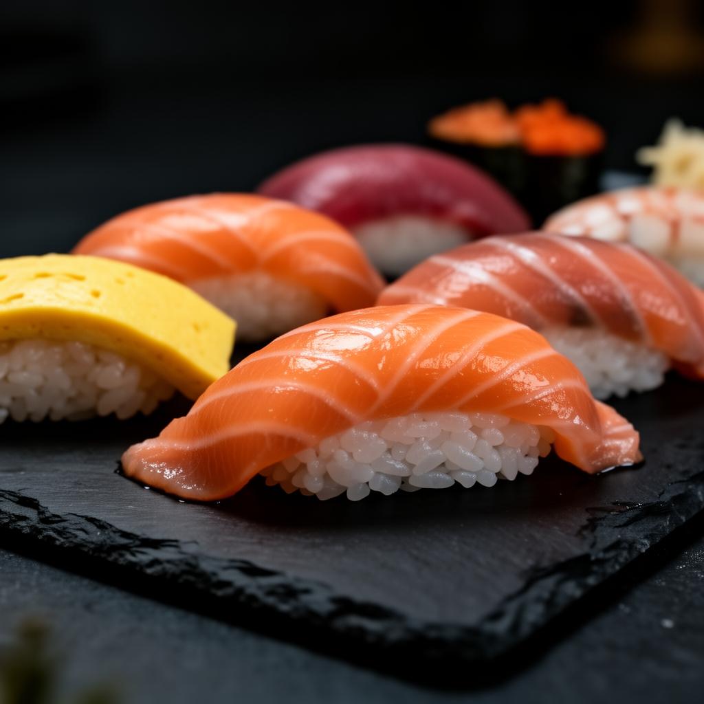 Salmon nigiri