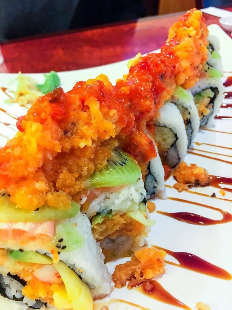 Ajimi signature rainbow roll